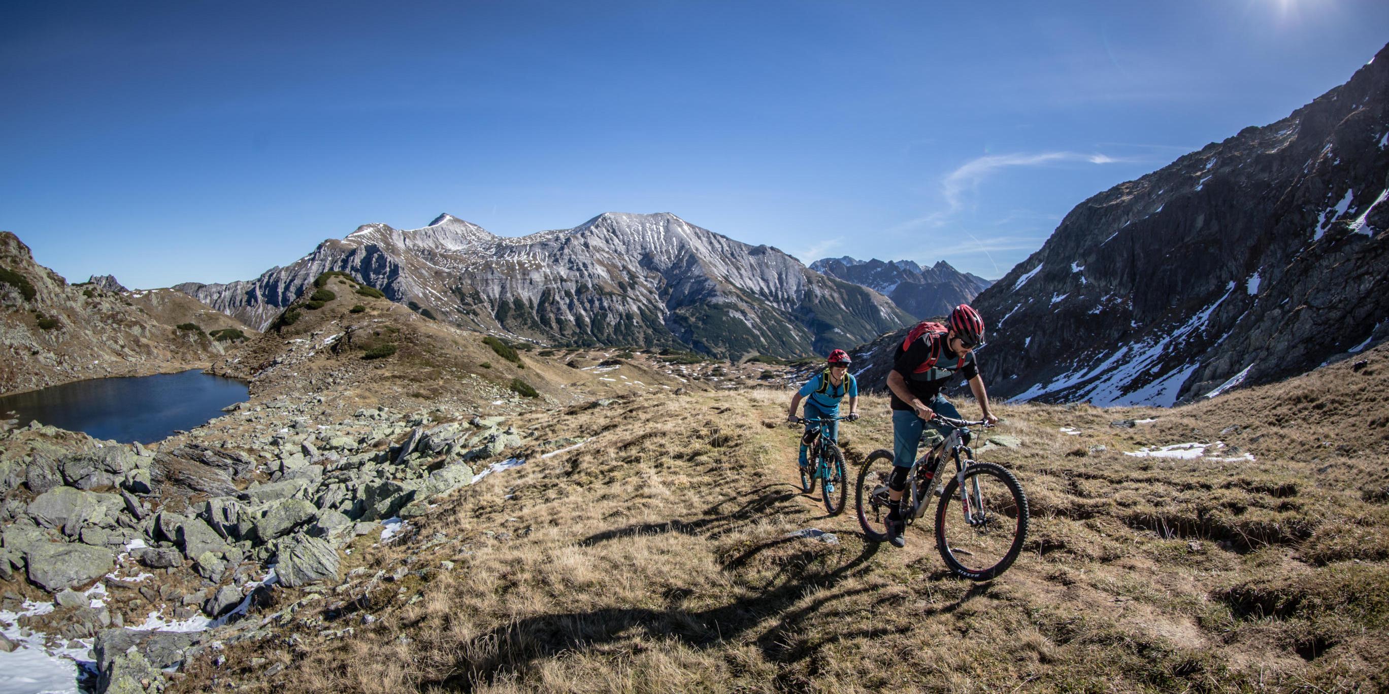 Mountainbike-Tour Stoneman Taurista MTB echte Alpenpass-Querung Oberhütte nach Obertauern Salzburger Land (Österreich)